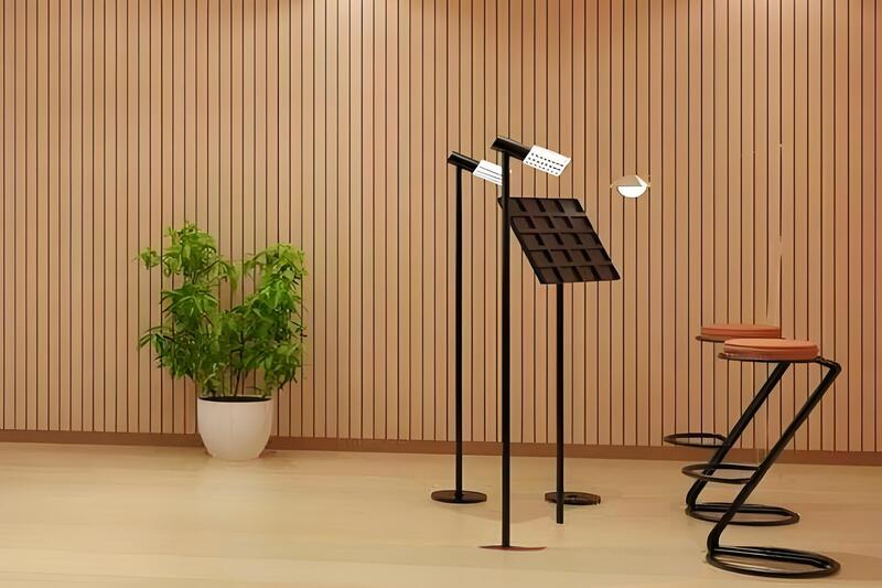 槽型孔吸音板和生态穿孔木质吸音板的区别