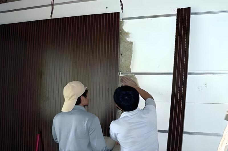 槽木吸音板施工工艺/安装方法